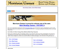 Tablet Screenshot of morrisongames.com